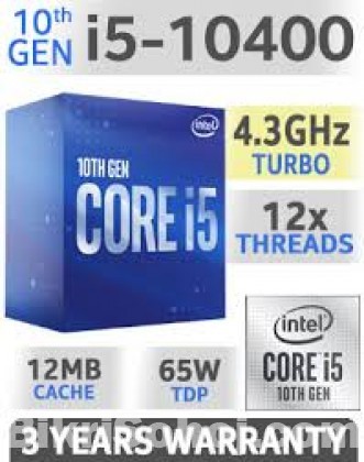 Intel Genuine 10th Gen Core i5-10400 Desktop Processor
